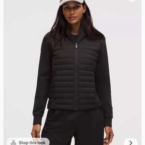 Lululemon down and around jacket in black